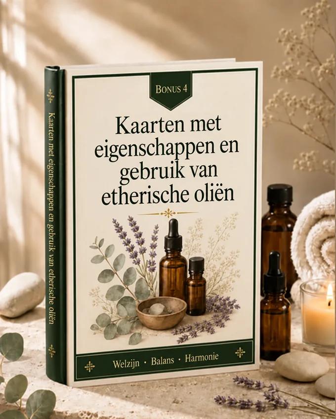 Bonus 4 Kaarten met eigenschappen en gebruik van etherische oliën